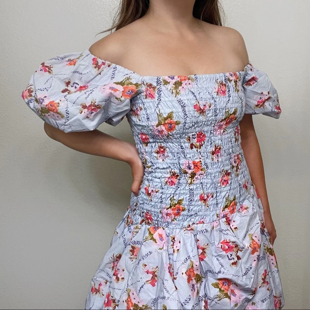 New LoveShackFancy Asa Dress in Lavender Moon - Picture 5 of 11